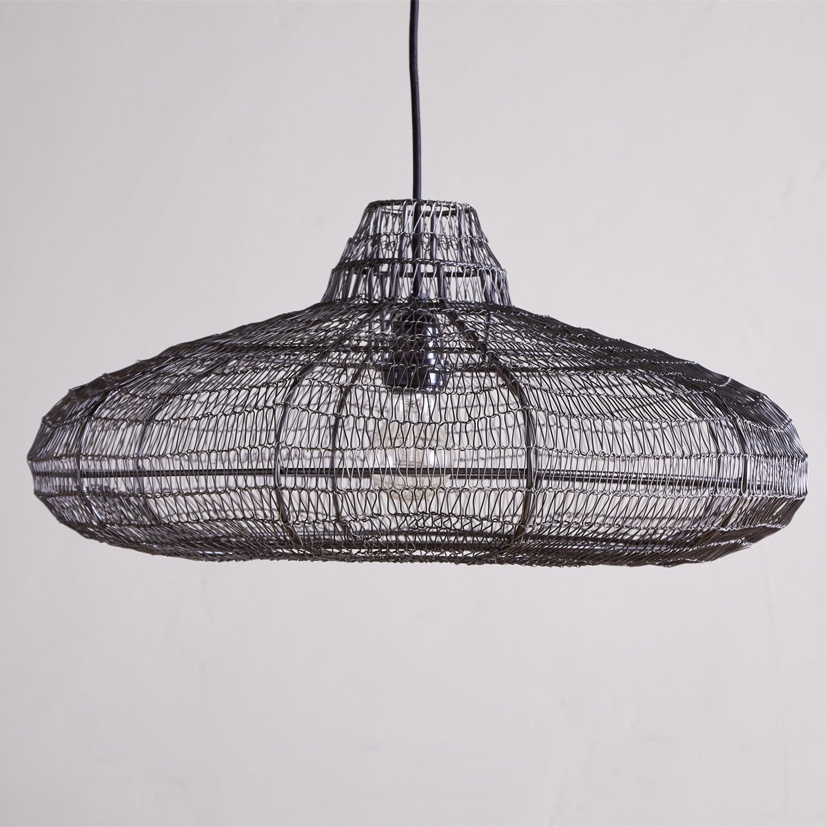 Mukuni Wire Lampshade - Bronze & Black