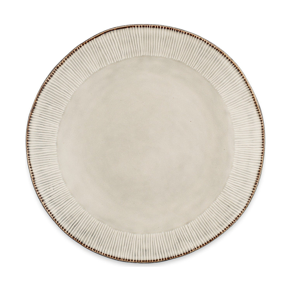 Malia Stoneware Dinner Plate - Cream