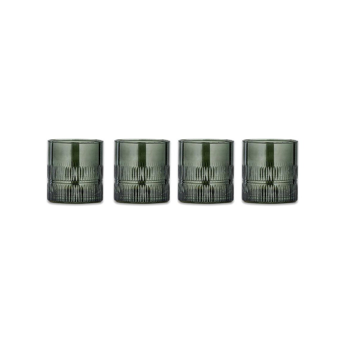 Mila Tumblers - Dark Emerald - Set of 4