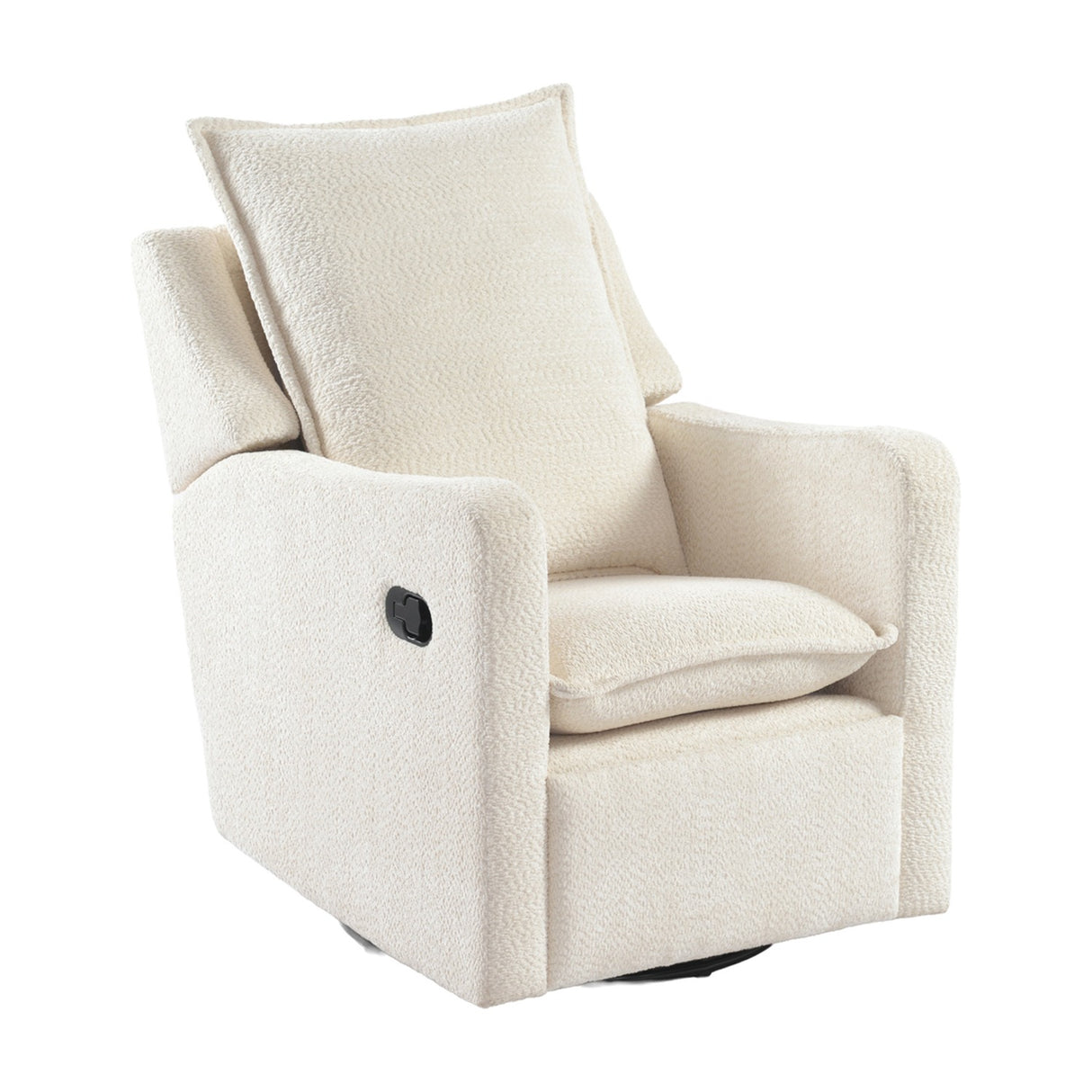 Nestler Reclining Swivel Nursing Chair - Off White