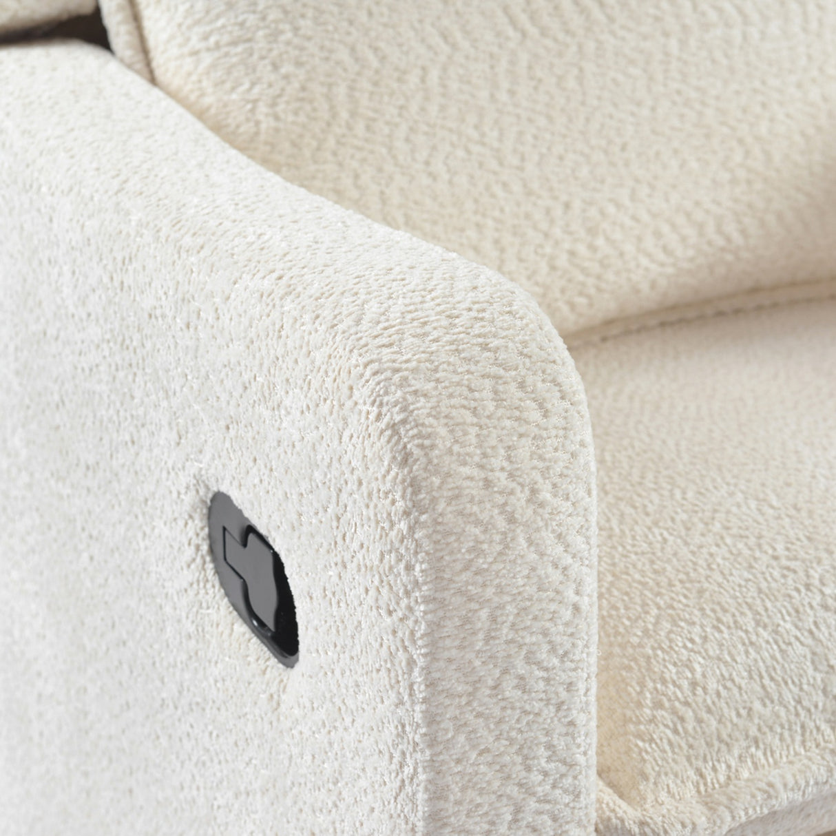 Nestler Reclining Swivel Nursing Chair - Off White
