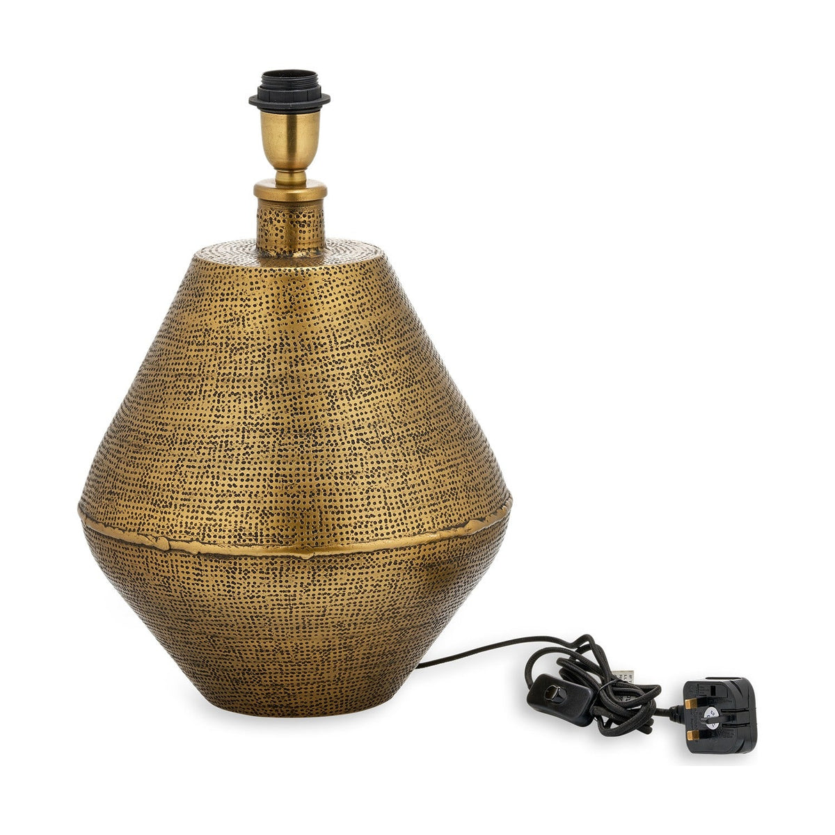 Nalgonda Large Lamp Base - Antique Brass