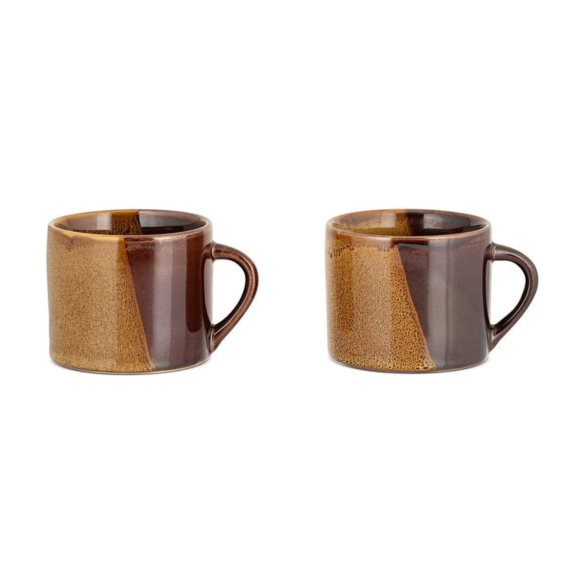 Naav Large Ceramic Mug - Mustard - Set of 2