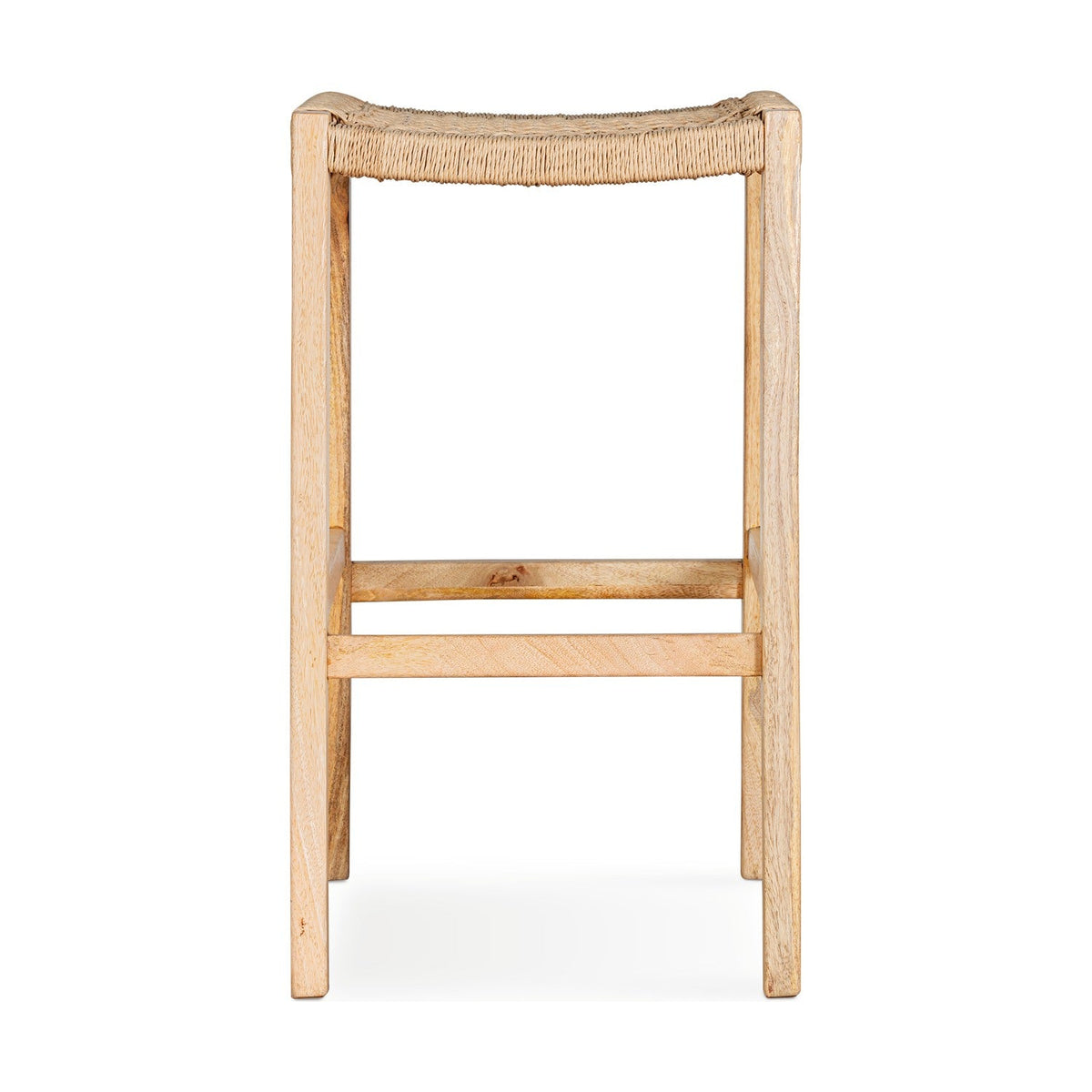 Aamani 70cm Backless Cord Counter Stool - Natural