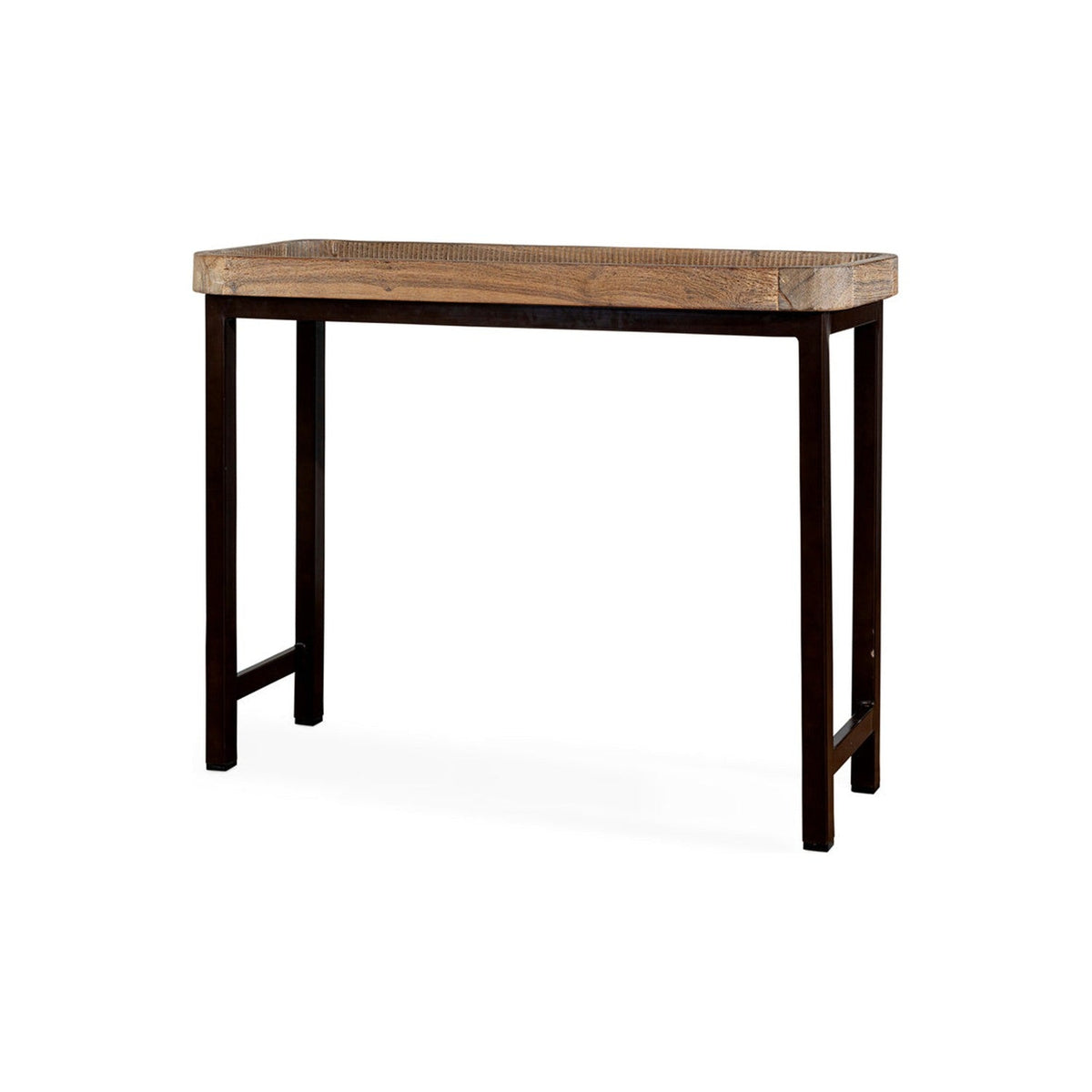 Nisha Reclaimed Wood & Iron Console Table - Natural