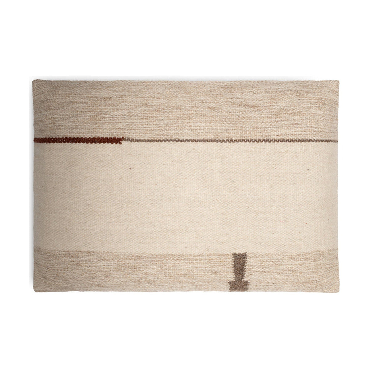 Tamil 50 x 50cm Wool Cushion Cover - Natural