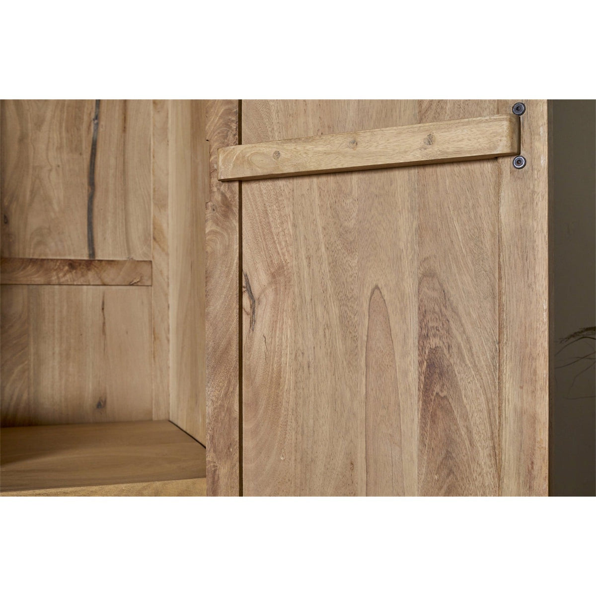 Vivan Grooved Wardrobe - Natural