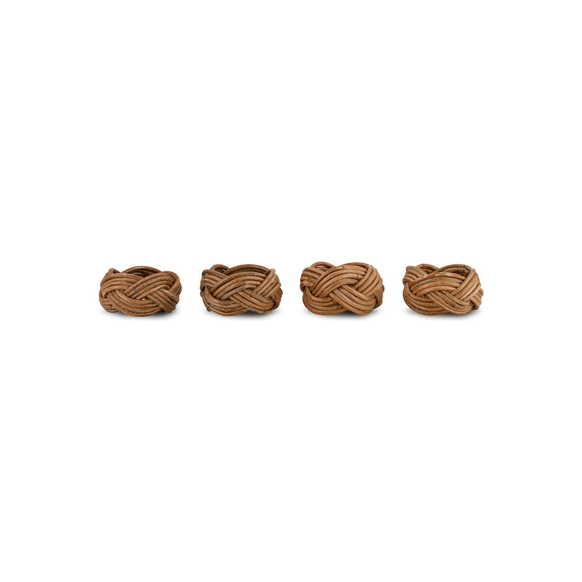 Bersama Rattan Napkin Rings - Natural - Set of 4