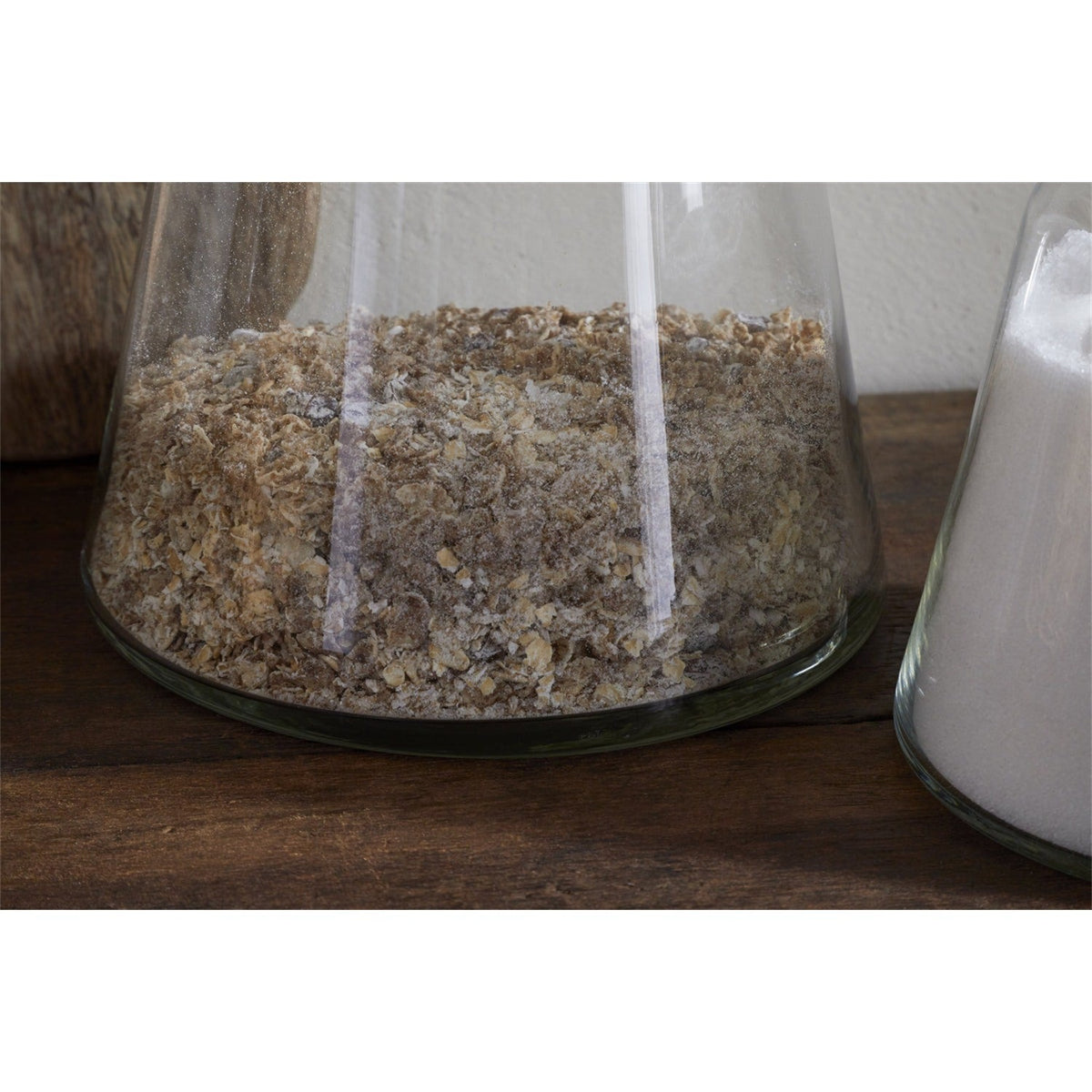 Chaaval Large Glass Storage Jar - Clear