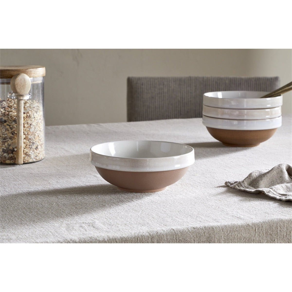 Edo Stoneware Cereal Bowl - Terracotta