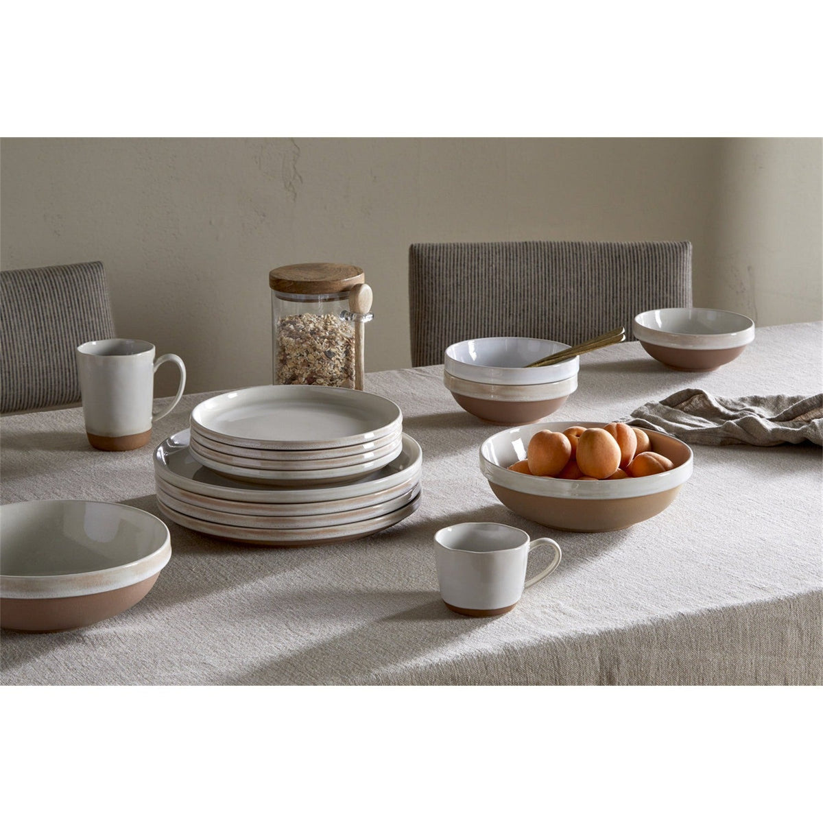 Edo Stoneware Pasta Bowl - Terracotta