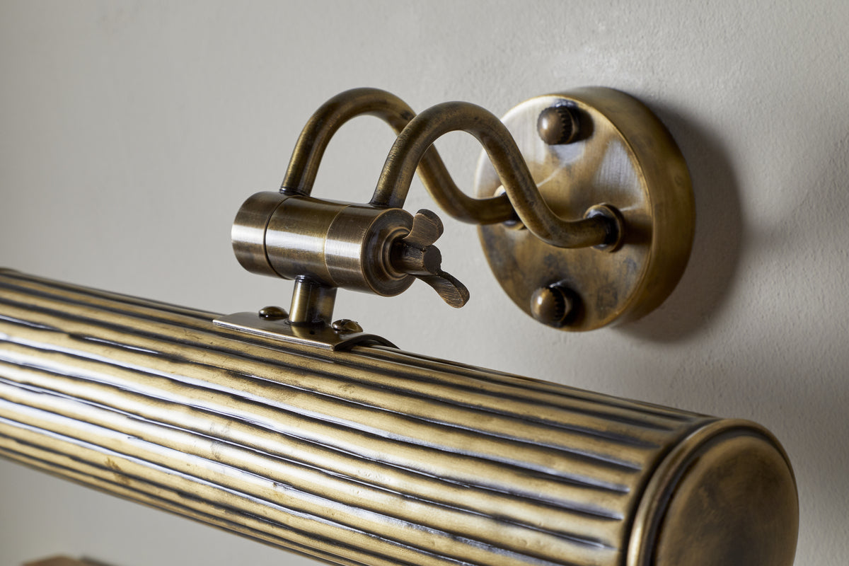 Tinje Solid Brass Picture Wall Light - Antique Brass