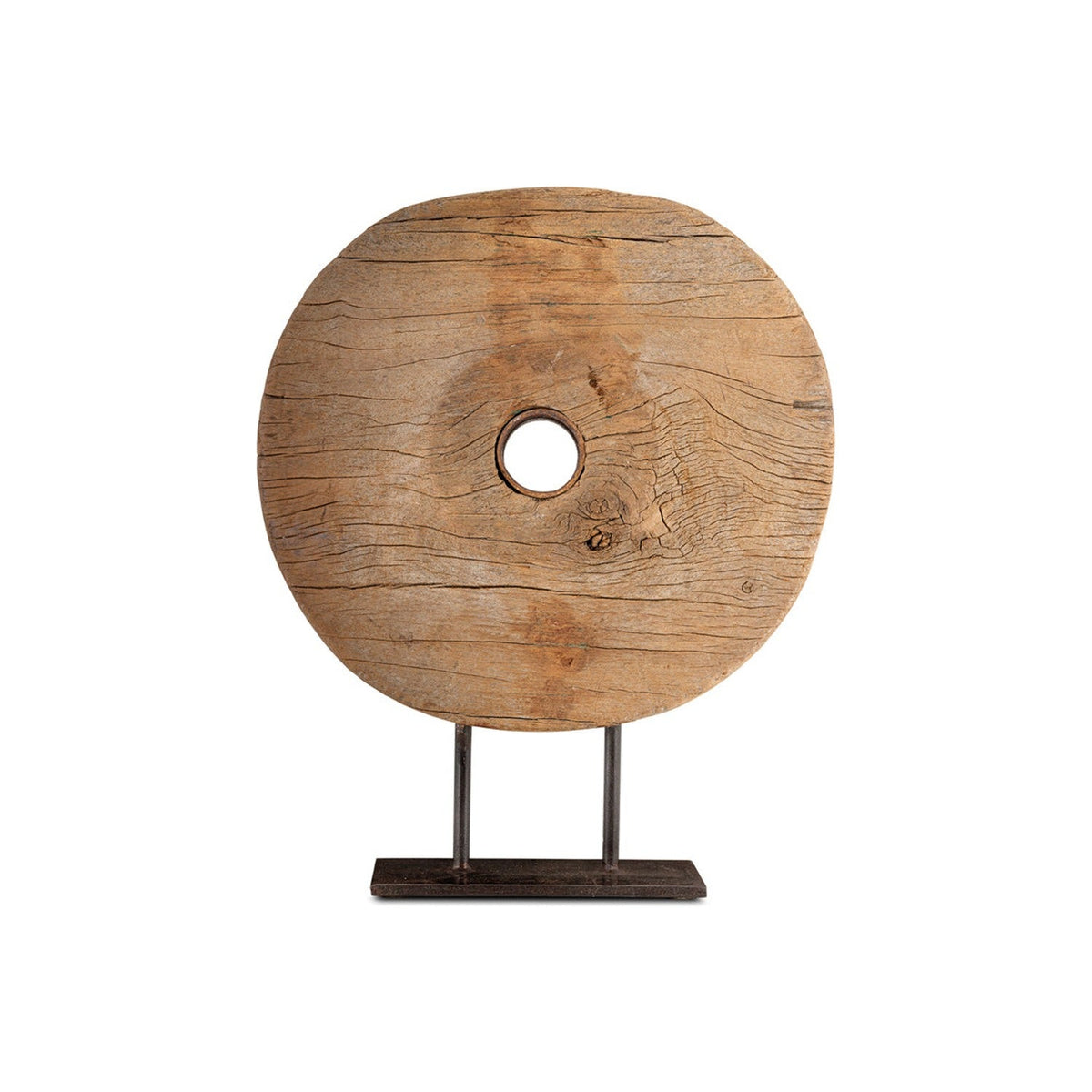 Cala Reclaimed Wood Objet on Stand - Natural
