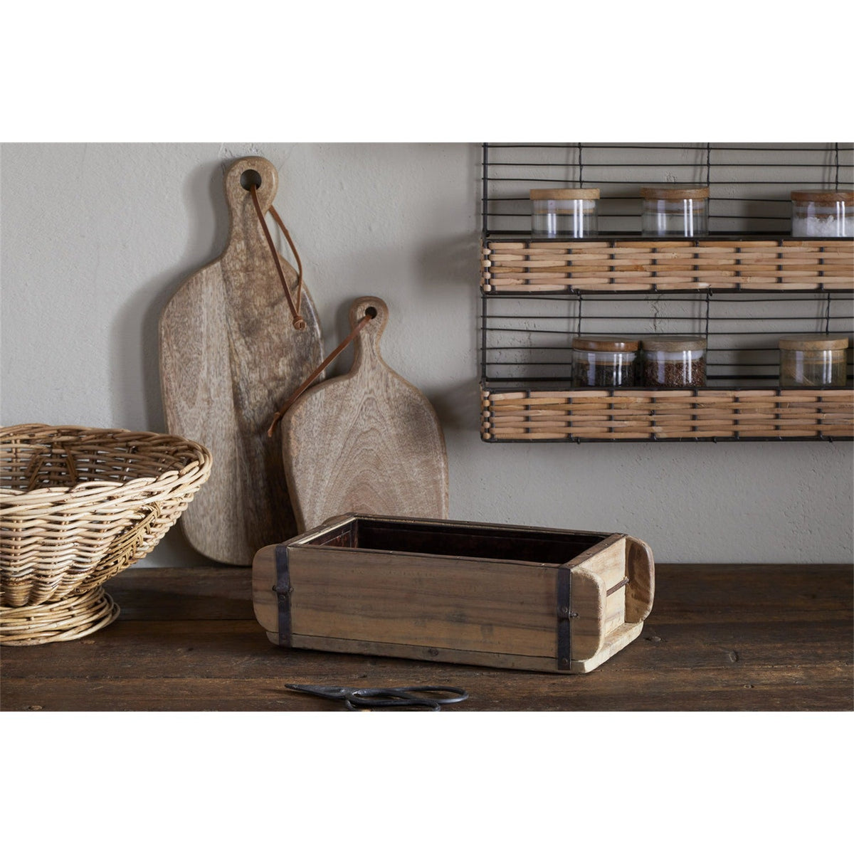 Dudha Reclaimed Brick Box - Natural