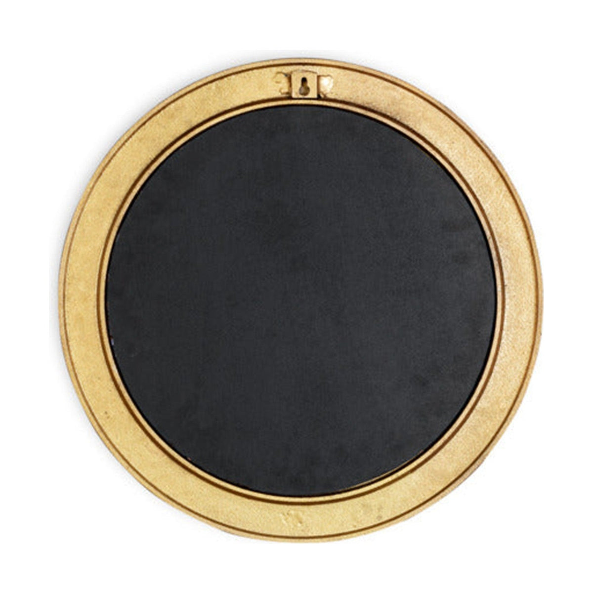 Putali Etched Round Wall Mirror - Antique Brass