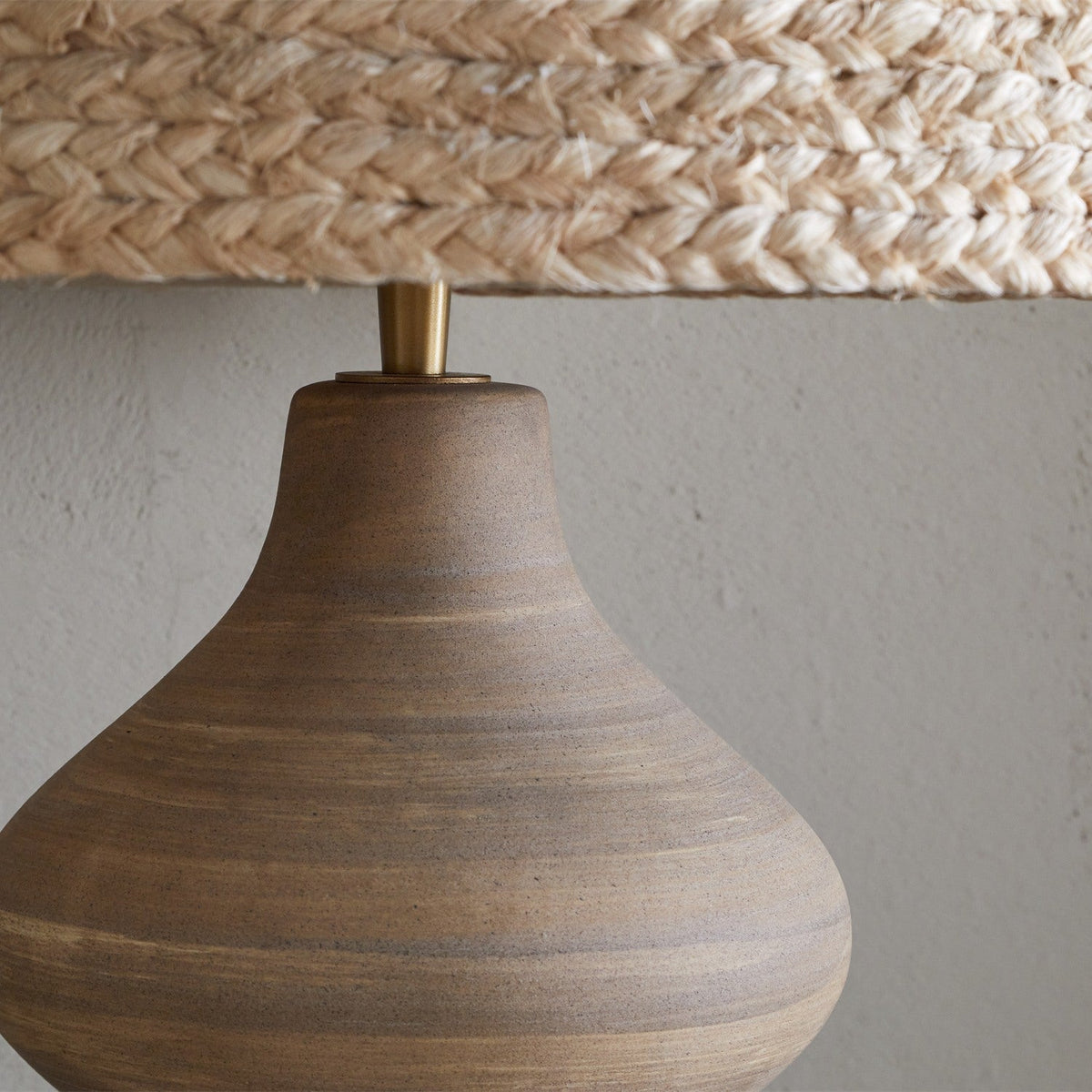 Dalat Ceramic Table Lamp Base - Natural
