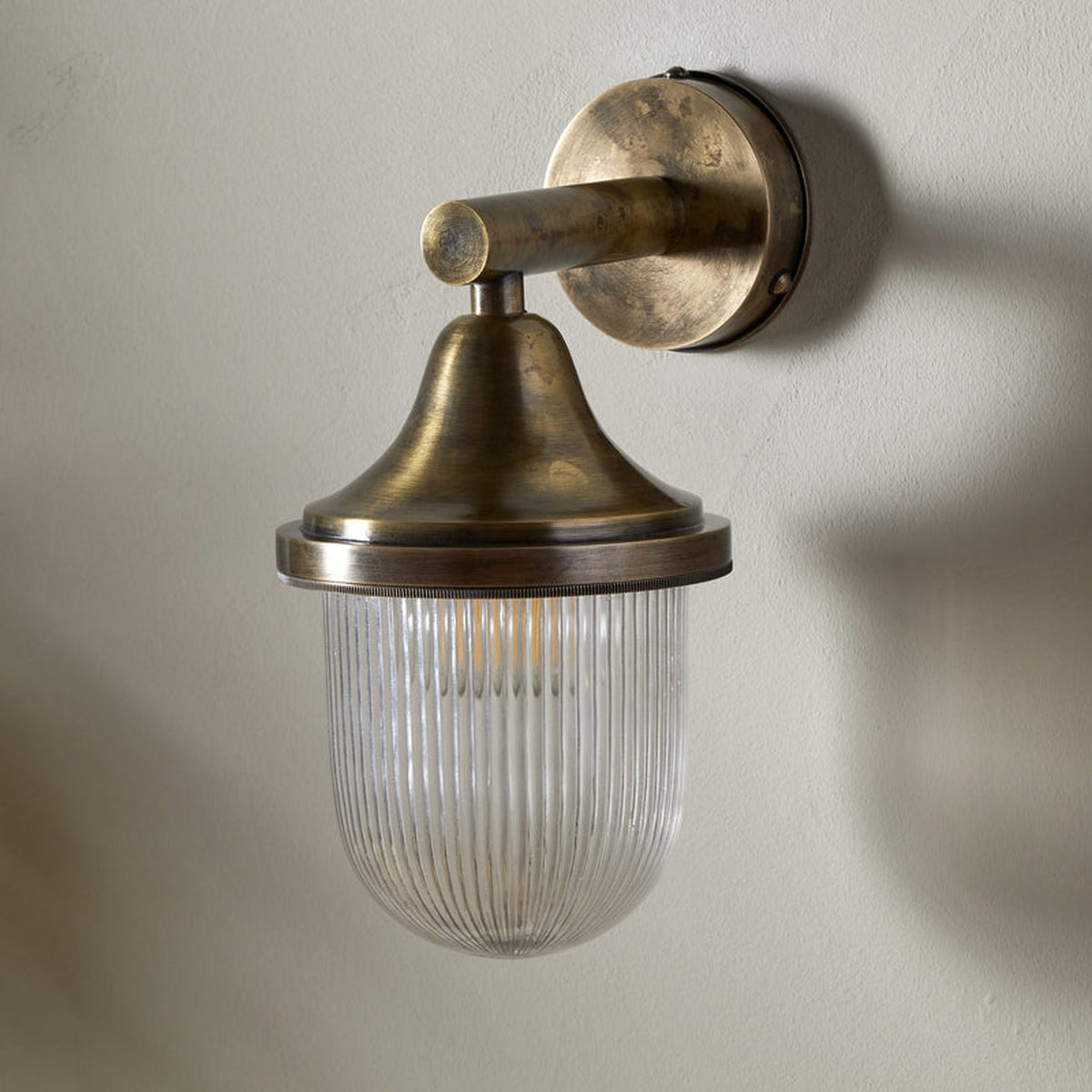 Magola Outdoor Wall Light - Antique Brass