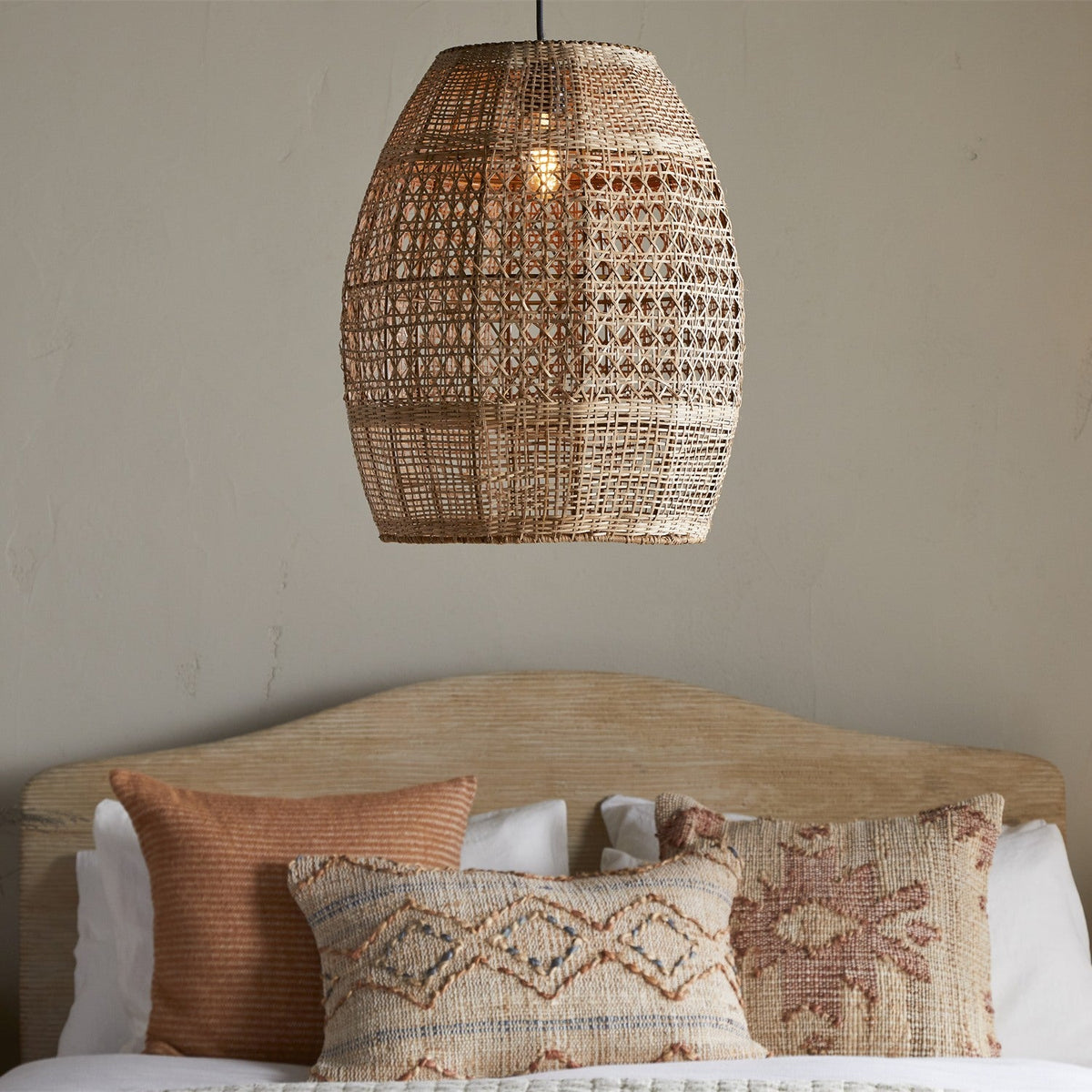 Shawa Rattan Lampshade - Natural
