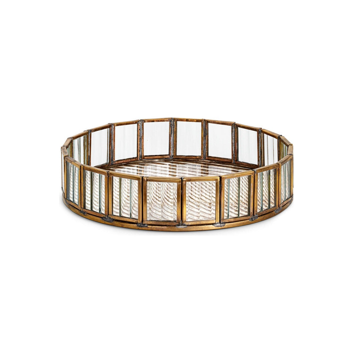 Ruaka Glass Vanity Tray - Brass