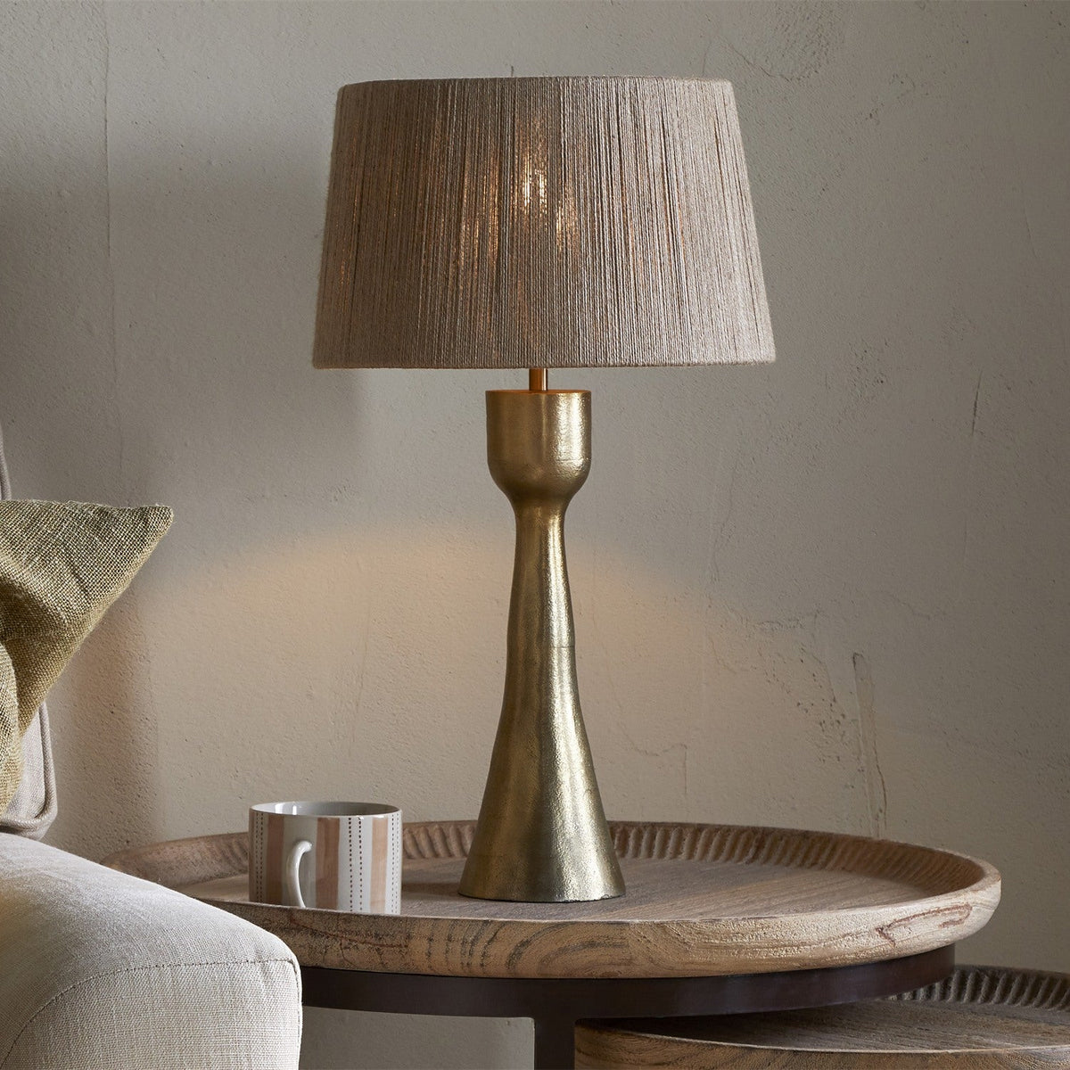 Marpha Table Lamp Base - Antique Brass