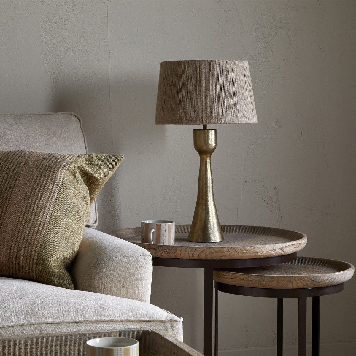 Marpha Table Lamp Base - Antique Brass