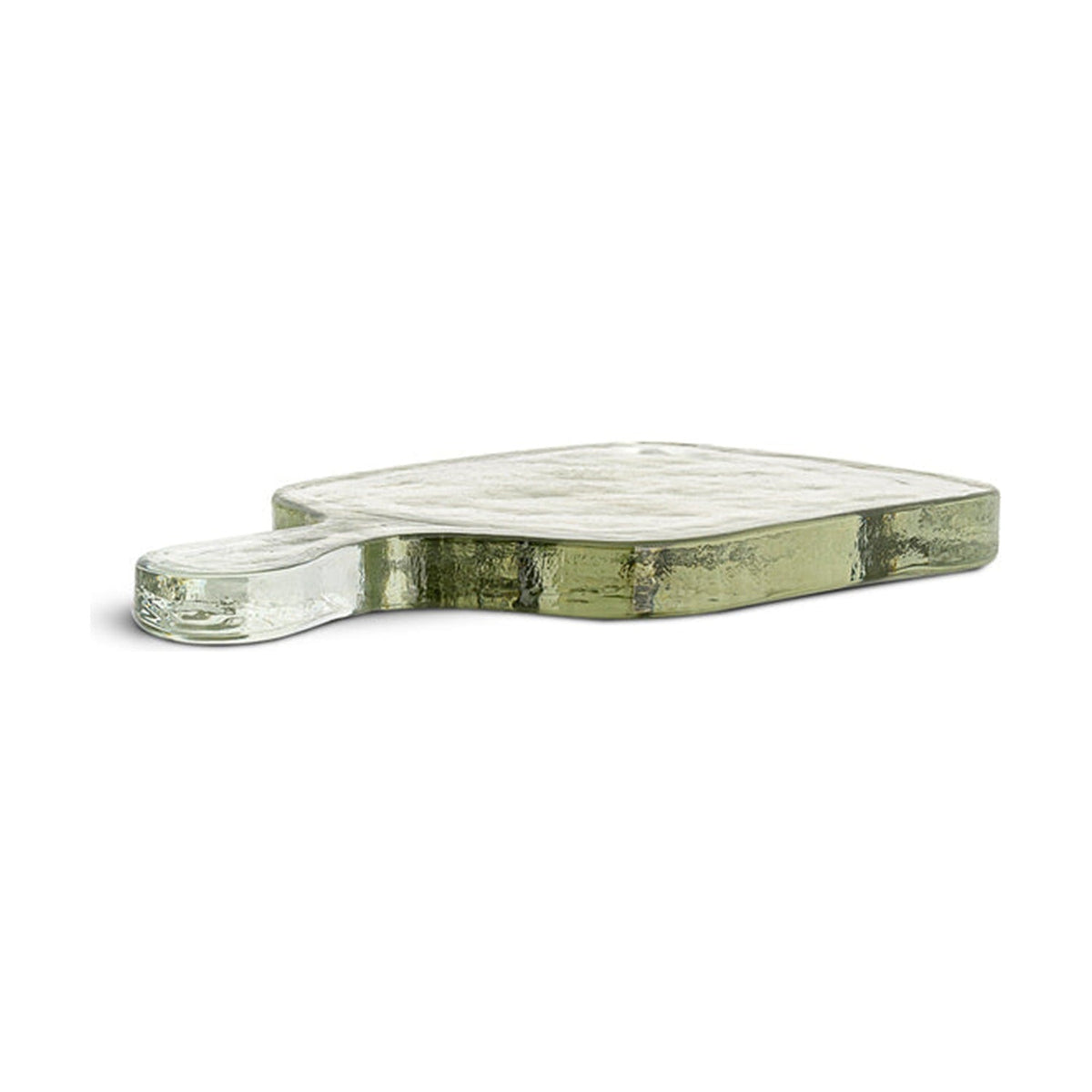Komal Small Recycled Glass Serving Platter - Clear