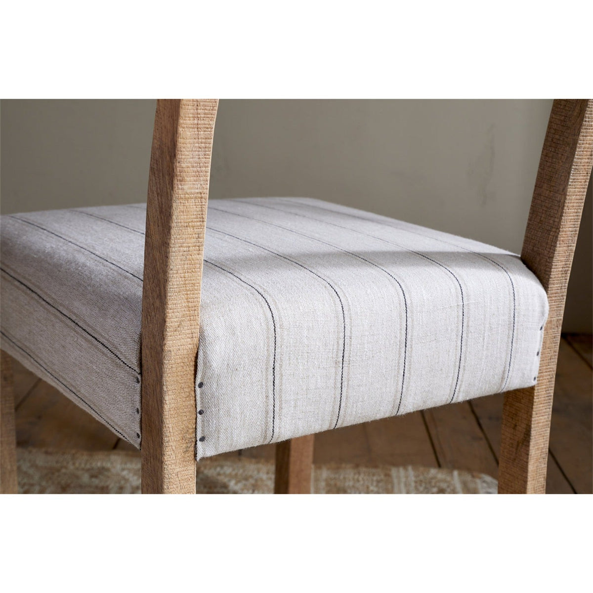 Nidhi Linen Upholstered Dining Chair - Natural