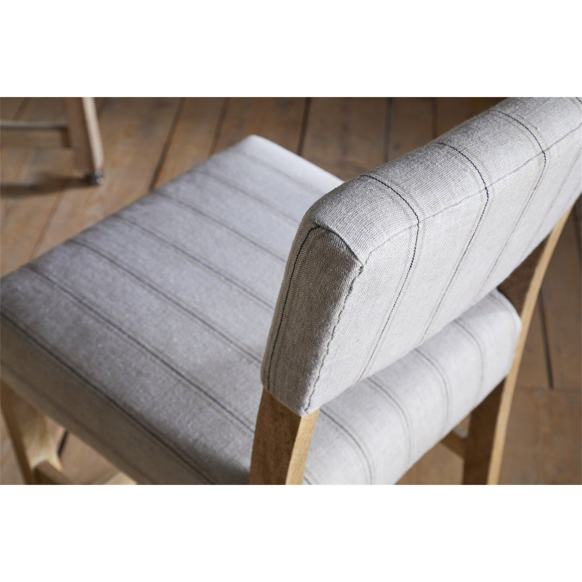 Nidhi Linen Upholstered Counter Stool - Natural