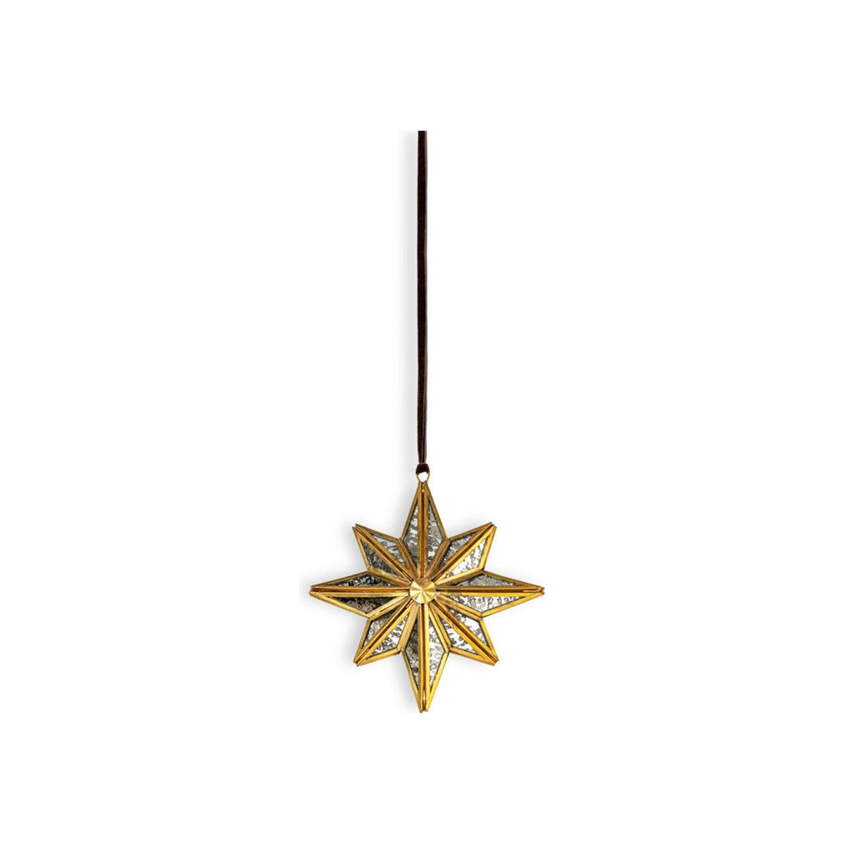 Taara Small Hanging Christmas Decoration - Antique Brass
