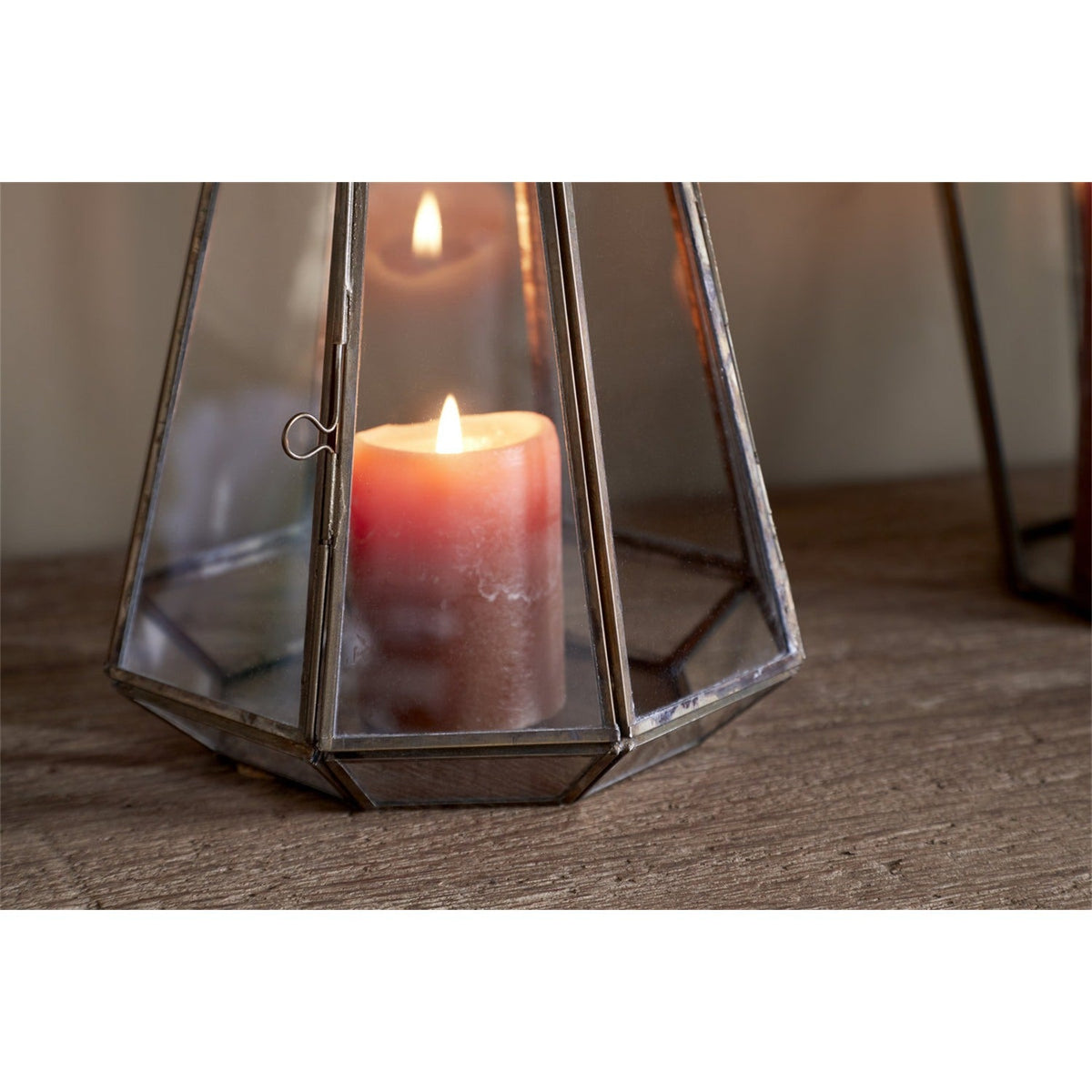 Nyiruan Small Lantern - Brass & Clear