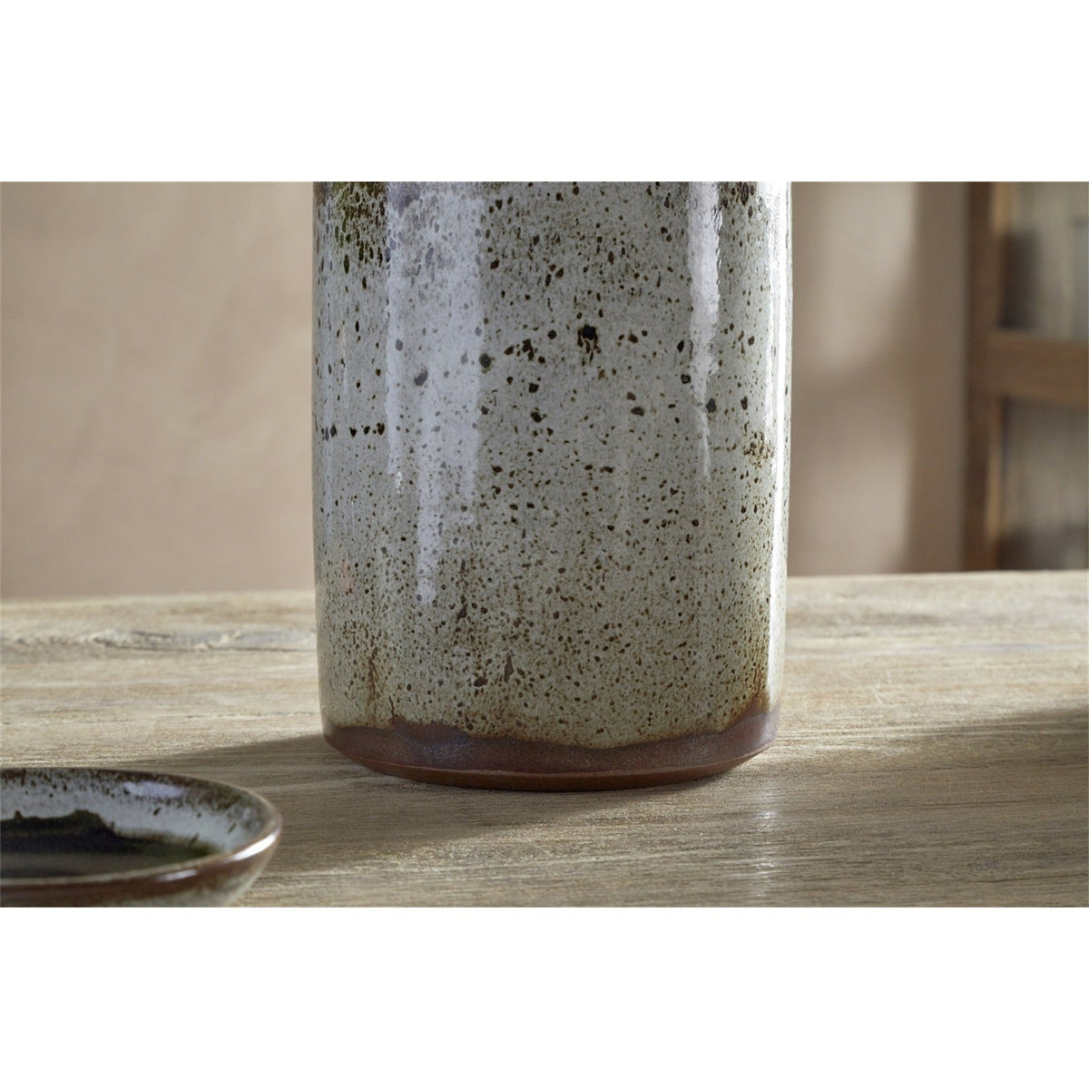 Cam Reactive Glaze Utensil Holder - Mocha