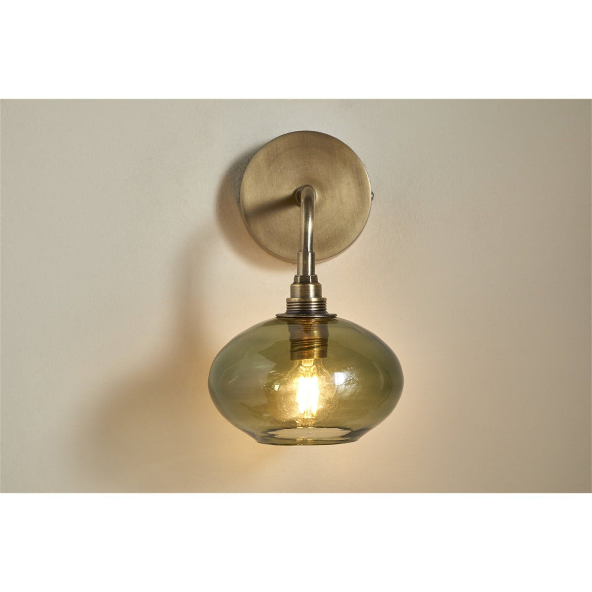 Otoro Recycled Glass Wall Light - Green