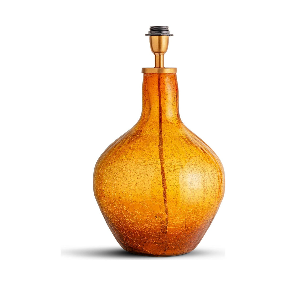 Didan Recycled Glass Lamp Base - Honey