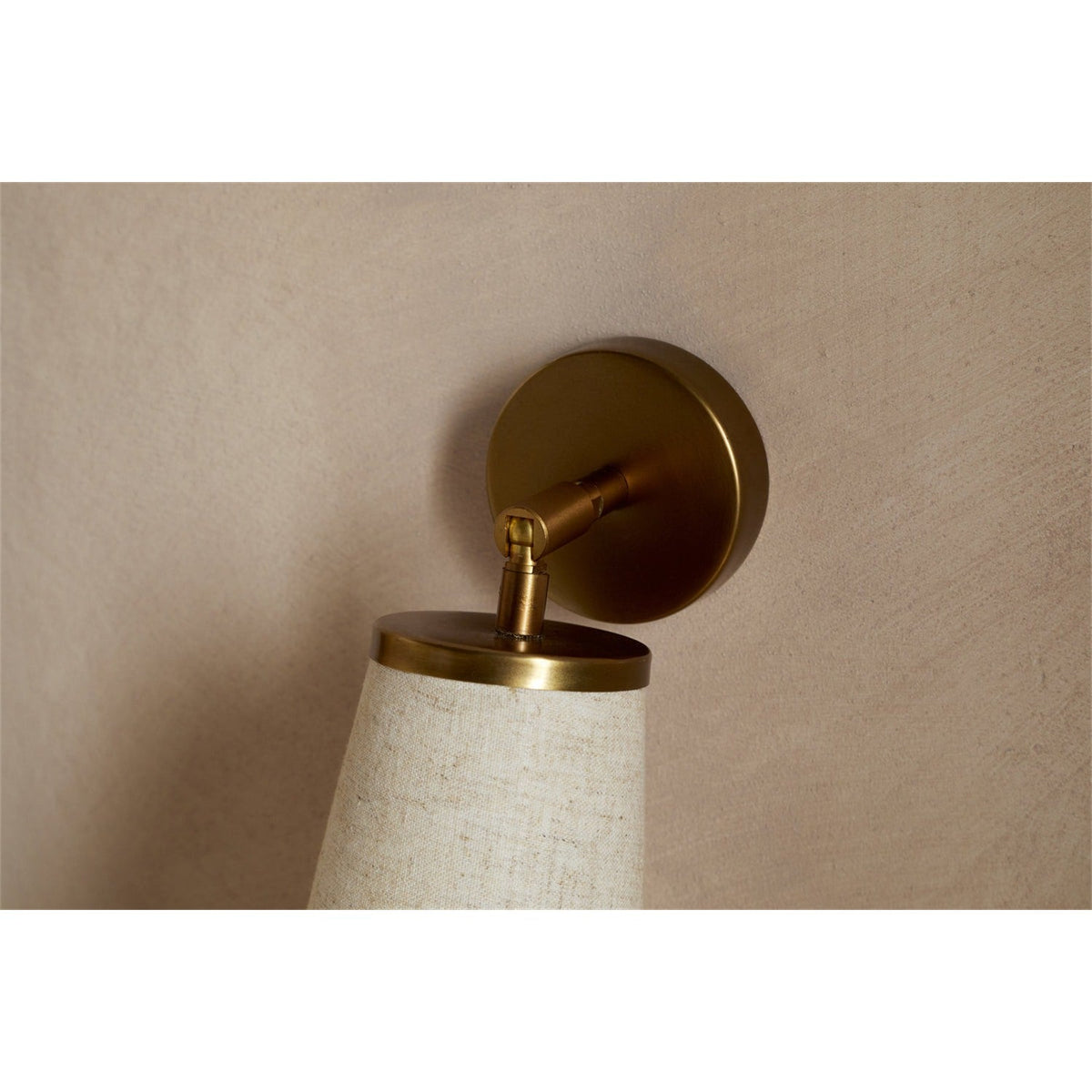 Ame Linen Wall Spotlight - Off White