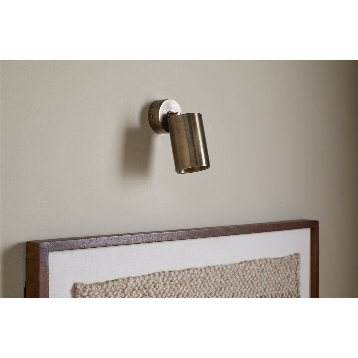 Boni Directional Wall Spotlight - Aged Antique Brass