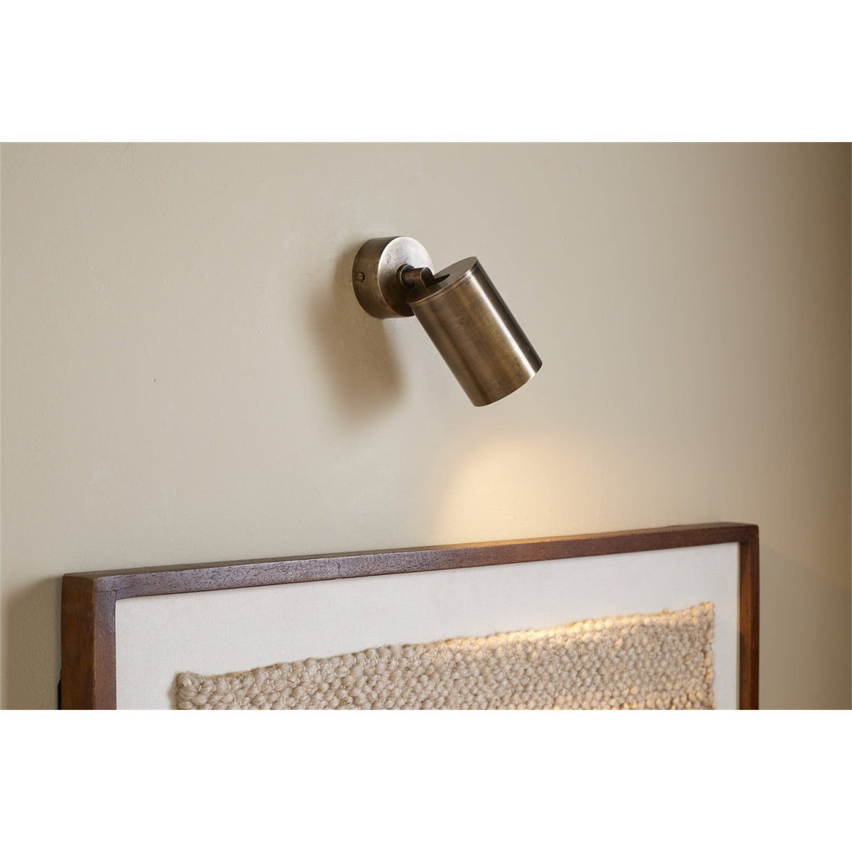 Boni Directional Wall Spotlight - Aged Antique Brass