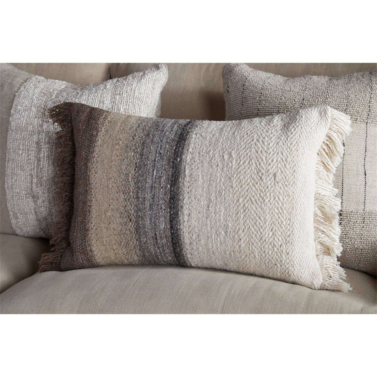 Icai 60 x 40cm Ombre Cushion Cover - Mocha