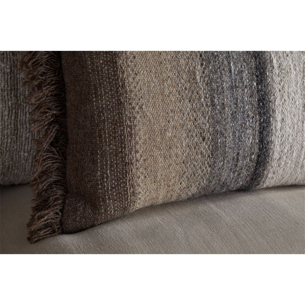 Icai 60 x 40cm Ombre Cushion Cover - Mocha