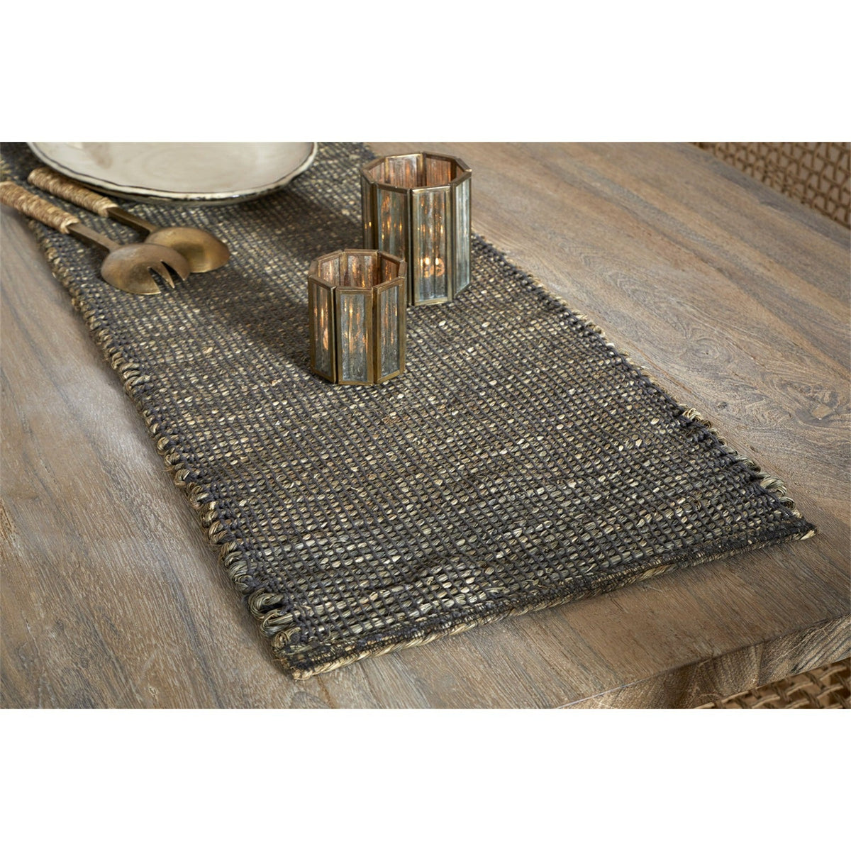 Gatita Seagrass Table Runner - Mocha
