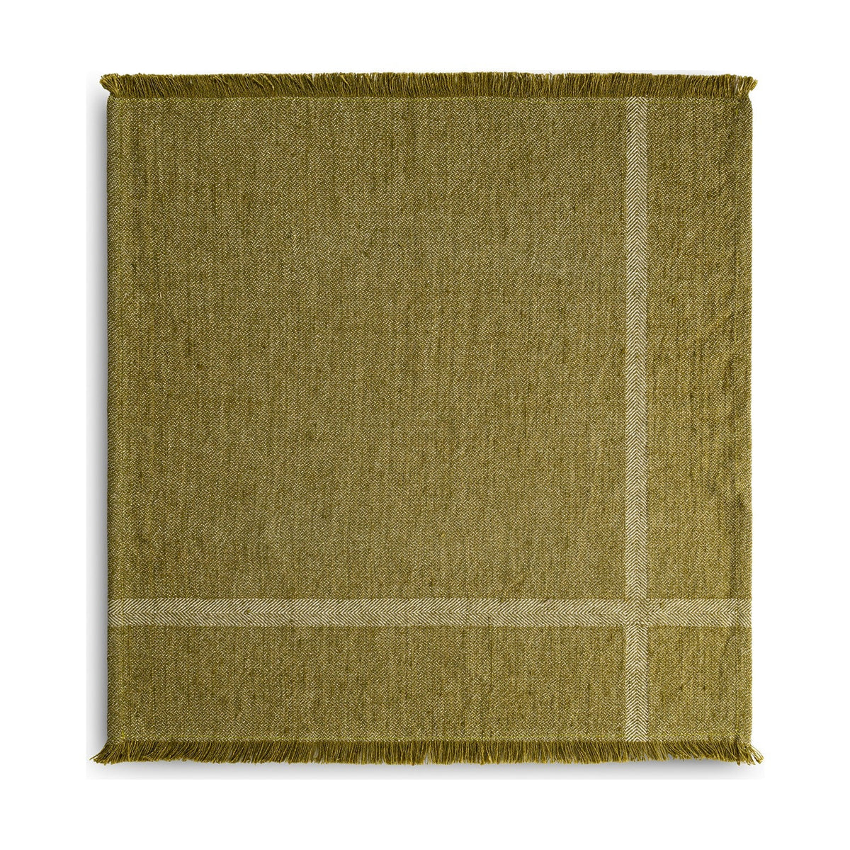 Shanta Linen & Cotton Napkins - Green - Set of 4