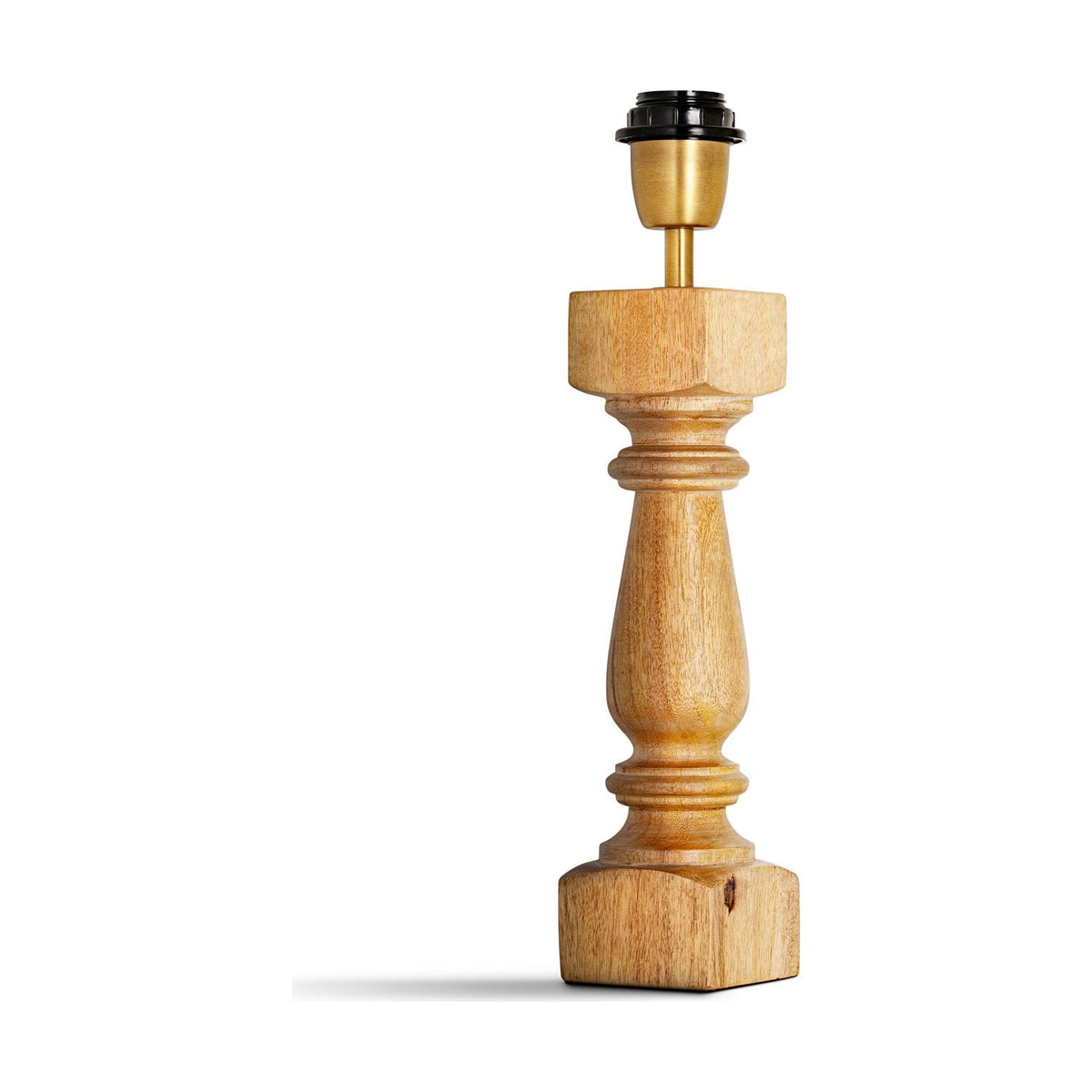 Hega Mango Wood Lamp Base - Natural