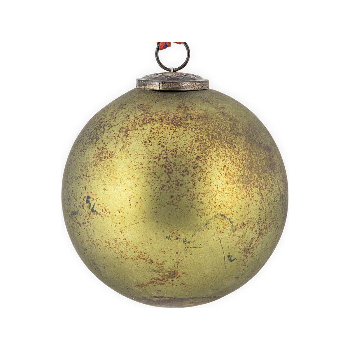 Oko Small Giant Glass Bauble - Matt Green