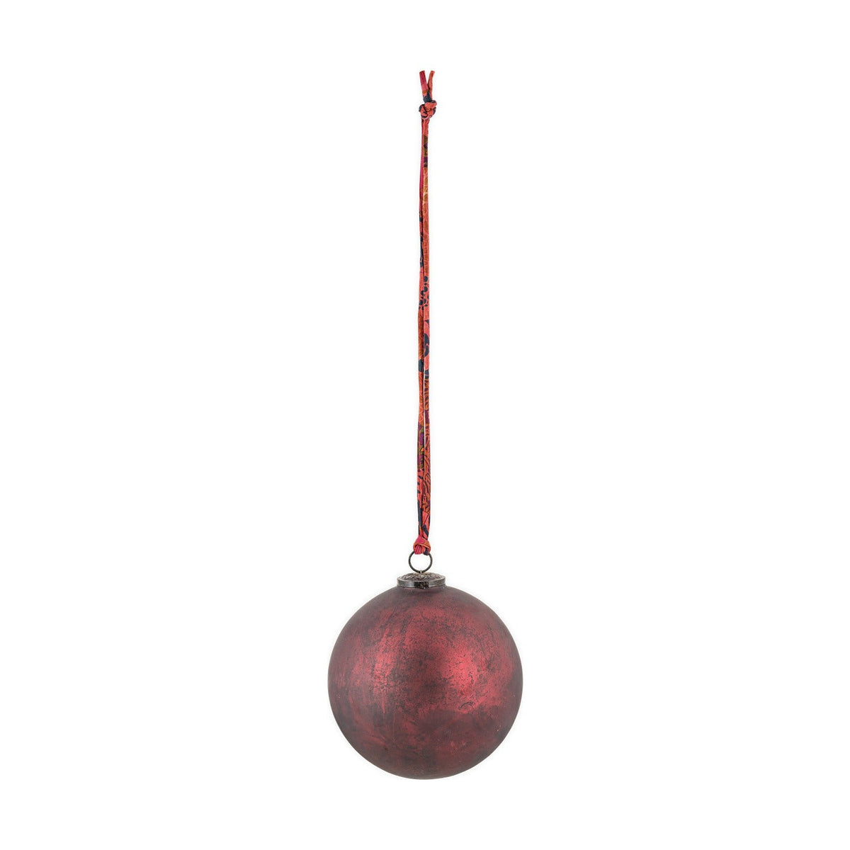 Oko Large Giant Glass Bauble - Matt Bordeaux