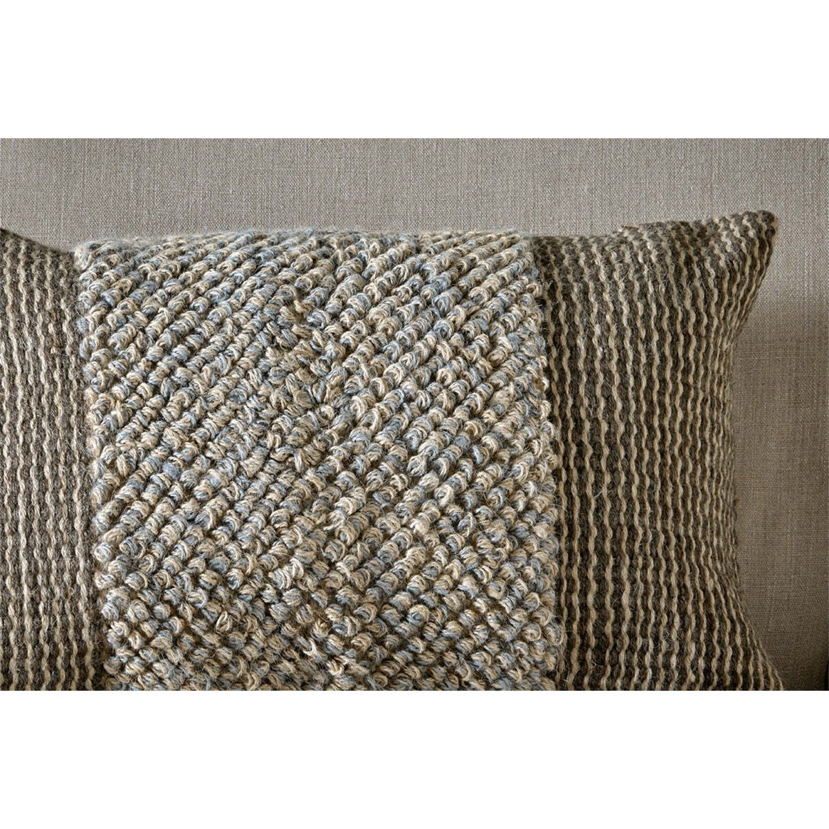 Paduna 50 x 50cm Cushion Cover - Soft Blue & Brown