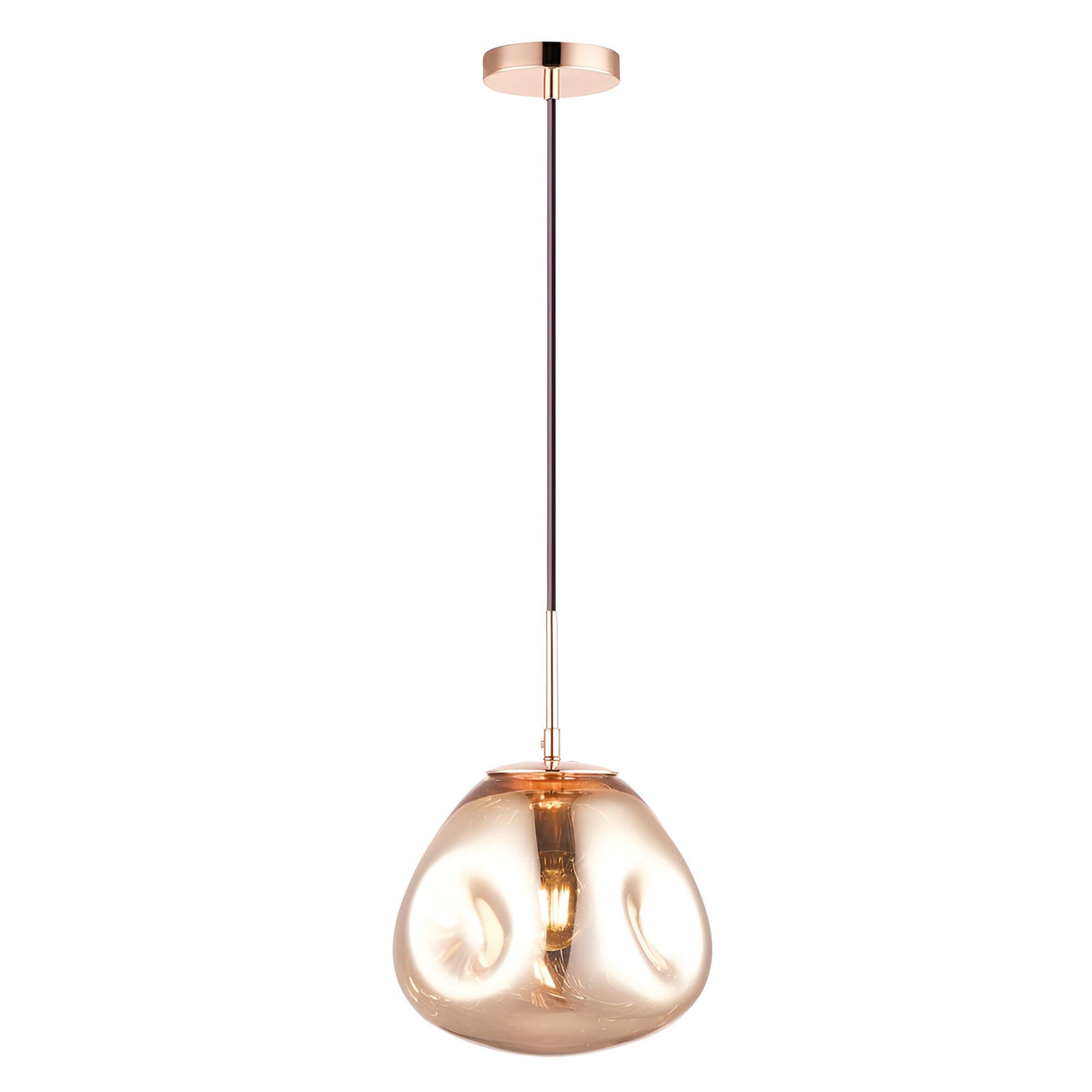 Luxa 1 Light Medium Pendant Light - Gold