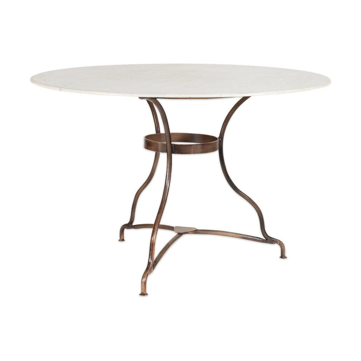 Parwaha 4 Seater Marble Garden Table - Off White