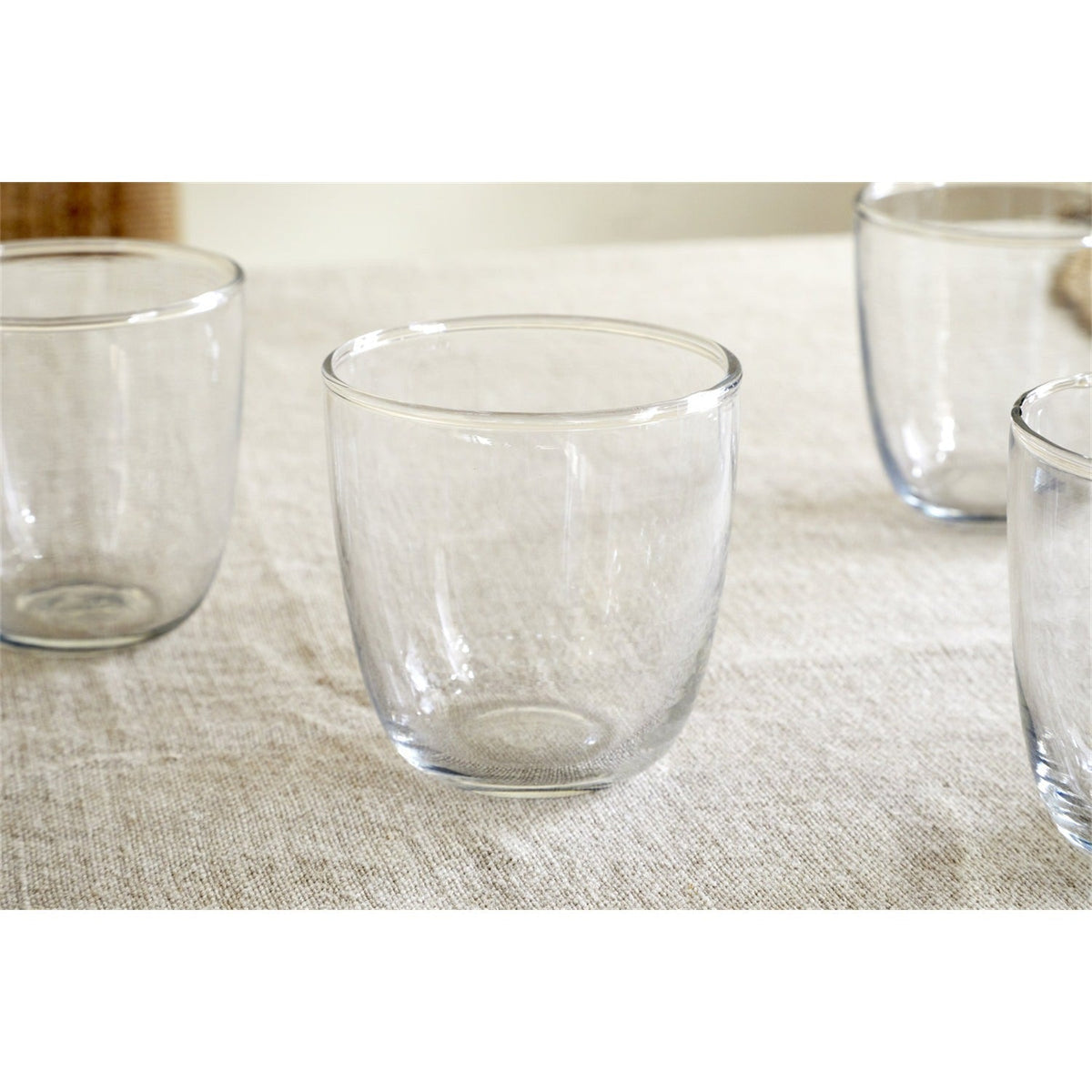 Pani Recycled Glass Tumblers - Clear - Set of 4