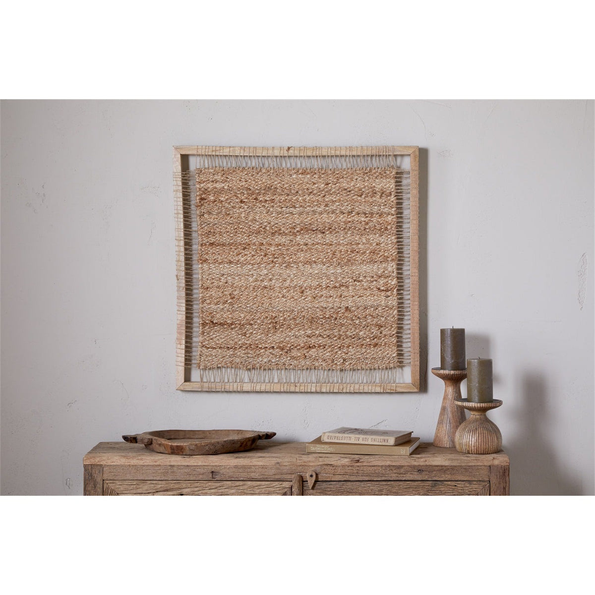 Pemali Woven Jute Wall Art - Natural