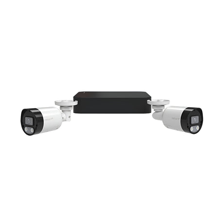 Rekor IP 24/7 IP PoE 2MP 4 Channel 2 Camera Bullet Kit 1TB - White