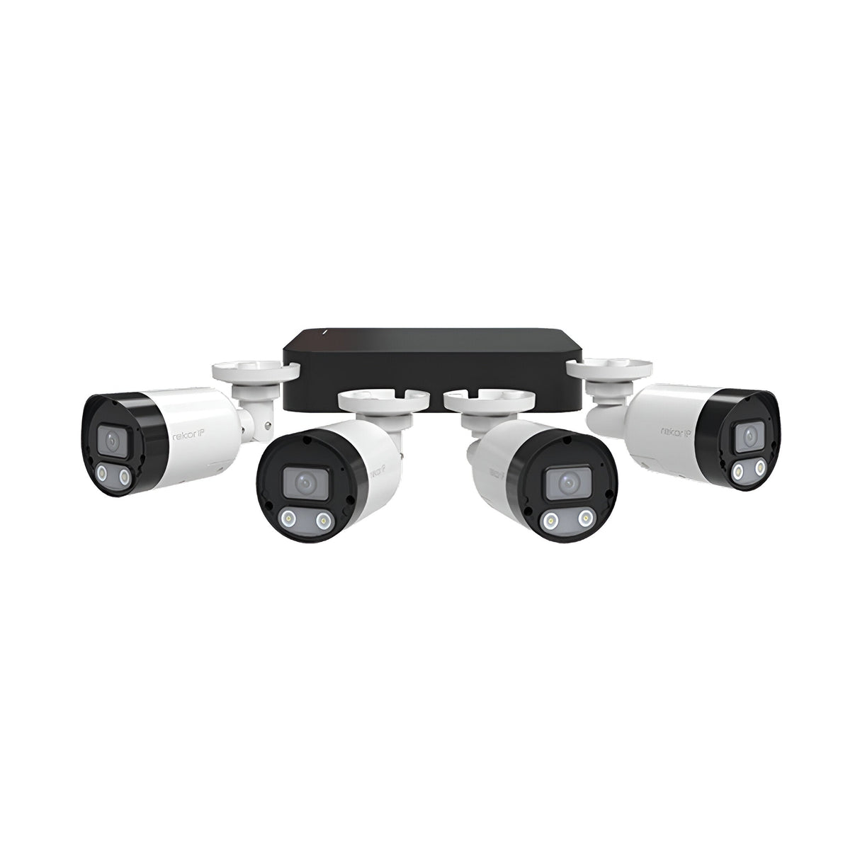 Rekor IP 24/7 IP PoE 2MP 4 Channel 4 Camera Bullet Kit 1TB - White